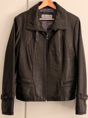 MARC New York by Andrew Marc Women's black leather jacket